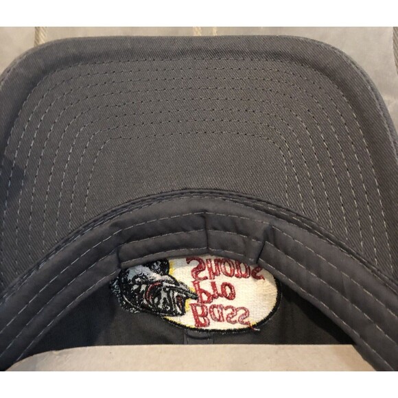 Bass Pro Shops Club Hat Gray Adjustable Strapback Cap Fishing Outdoors OSFM - Picture 8 of 8